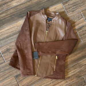 NWT Marc New York Faux Leather Jacket